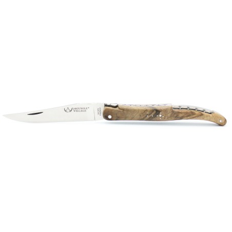Laguiole pocket knife full handle in wood Iena bridge