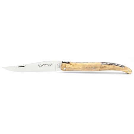 Laguiole pocket knife full handle in wood Art bridge