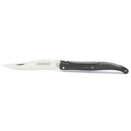 Laguiole pocket knife full handle in wood Art bridge