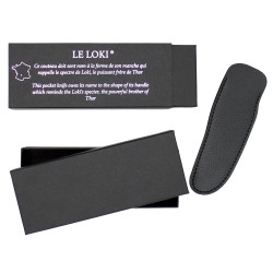 Pocket knife Le Loki 12cm full handle in red carbon fiber