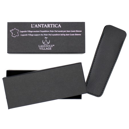 Couteau L'Antartica 12cm Hêtre de l'Aubrac bleu Roi