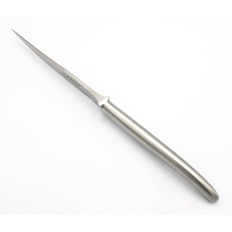 Coffret de 6 couteaux de table Tout Inox, abeille forgée.