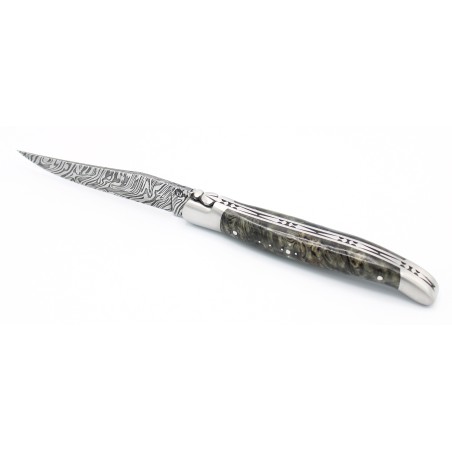 Laguiole pocket knife 12cm 2 bolsters in poplar