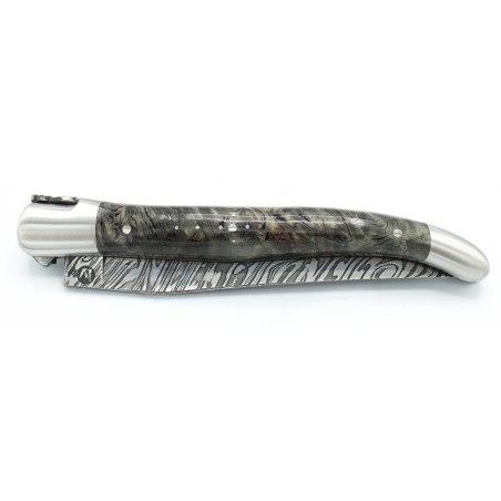 Laguiole pocket knife 12cm 2 bolsters in poplar