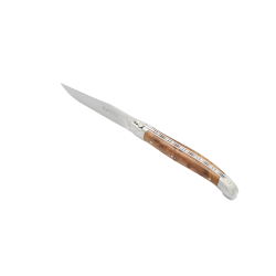 Laguiole steak knives with forged bee in thuja