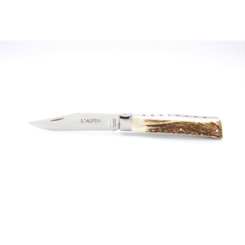 Alpin pocket knife deer antler