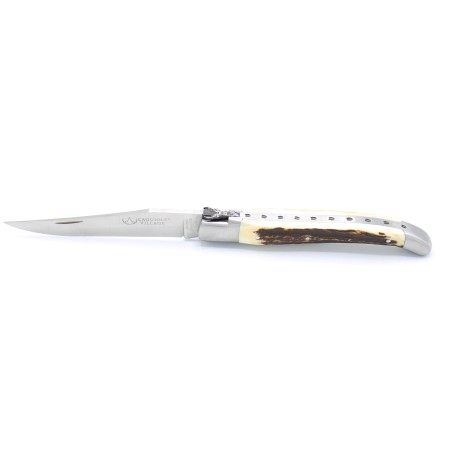 Laguiole 12cm 2 bolsters deer's head