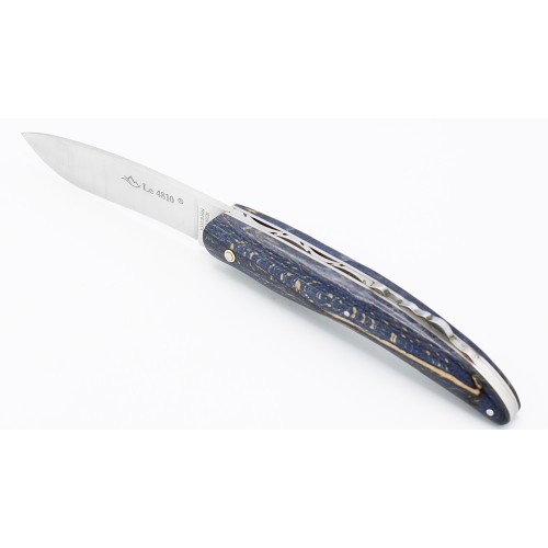 Couteau Le 4810 en hêtre Aubrac Bleu russe